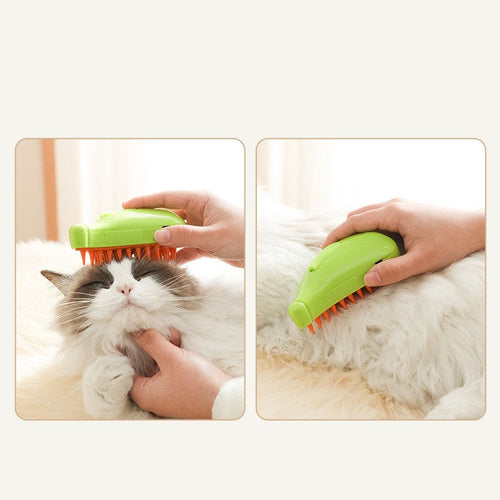 3 In 1 Pet Steam pet Cleaning Massage brush