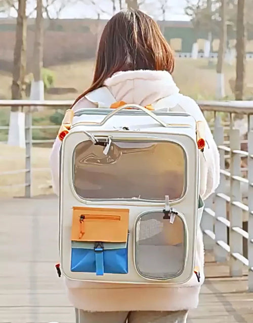 Rolling Pet Carrier with Telescopic Handle