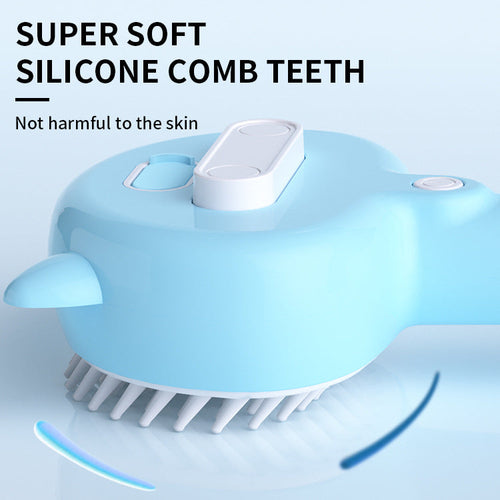 Multifunctional steaming pet Grooming brush