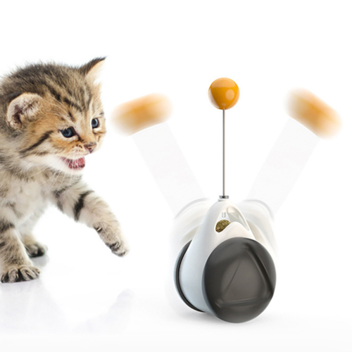 Electric Tumbler Balanced Wheel Swinging Ball Cat Toy