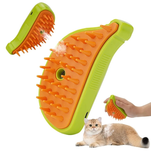 3 In 1 Pet Steam pet Cleaning Massage brush